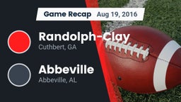 Recap: Randolph-Clay  vs. Abbeville  2016