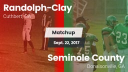 Matchup: Randolph-Clay vs. Seminole County  2017