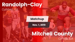 Matchup: Randolph-Clay vs. Mitchell County  2019