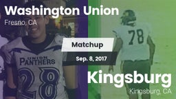 Matchup: Washington Union vs. Kingsburg  2017