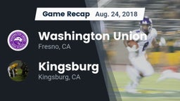 Recap: Washington Union  vs. Kingsburg  2018