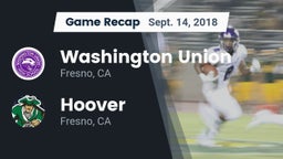 Recap: Washington Union  vs. Hoover  2018