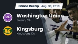 Recap: Washington Union  vs. Kingsburg  2019