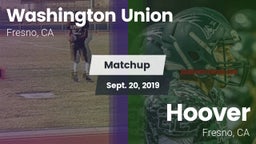 Matchup: Washington Union vs. Hoover  2019