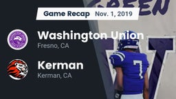 Recap: Washington Union  vs. Kerman  2019