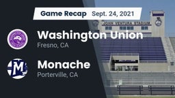 Recap: Washington Union  vs. Monache  2021