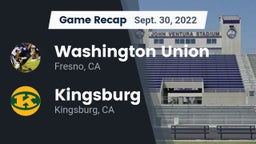 Recap: Washington Union  vs. Kingsburg  2022
