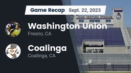 Recap: Washington Union  vs. Coalinga  2023