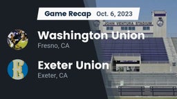 Recap: Washington Union  vs. Exeter Union  2023