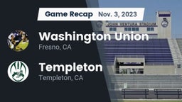 Recap: Washington Union  vs. Templeton  2023