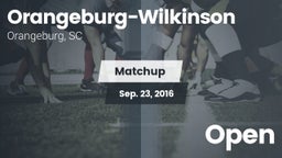 Matchup: Orangeburg-Wilkinson vs. Open 2016