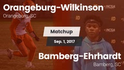 Matchup: Orangeburg-Wilkinson vs. Bamberg-Ehrhardt  2017