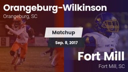 Matchup: Orangeburg-Wilkinson vs. Fort Mill  2017