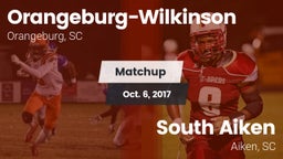 Matchup: Orangeburg-Wilkinson vs. South Aiken  2017