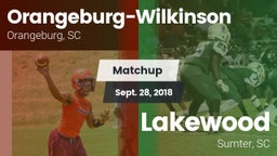 Matchup: Orangeburg-Wilkinson vs. Lakewood  2018