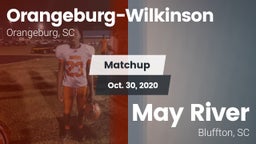 Matchup: Orangeburg-Wilkinson vs. May River  2020