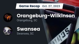 Recap: Orangeburg-Wilkinson  vs. Swansea  2023