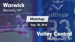 Matchup: Warwick vs. Valley Central  2016