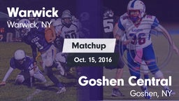 Matchup: Warwick vs. Goshen Central  2016