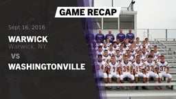 Recap: Warwick  vs. Washingtonville 2016