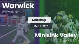 Matchup: Warwick vs. Minisink Valley  2017