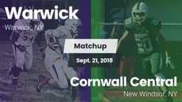 Matchup: Warwick vs. Cornwall Central  2018