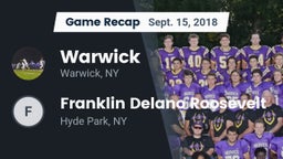 Recap: Warwick  vs. Franklin Delano Roosevelt 2018