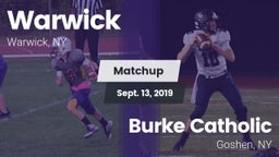Matchup: Warwick vs. Burke Catholic  2019
