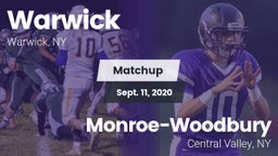 Matchup: Warwick vs. Monroe-Woodbury  2020
