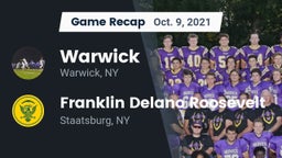 Recap: Warwick  vs. Franklin Delano Roosevelt 2021