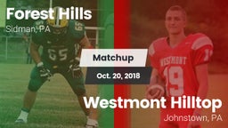 Matchup: Forest Hills vs. Westmont Hilltop  2018