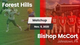 Matchup: Forest Hills vs. Bishop McCort  2020