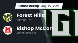 Recap: Forest Hills  vs. Bishop McCort  2021