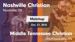 Matchup: Nashville Christian vs. Middle Tennessee Christian 2016
