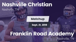 Matchup: Nashville Christian vs. Franklin Road Academy 2018