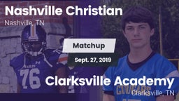Matchup: Nashville Christian vs. Clarksville Academy 2019