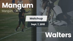 Matchup: Mangum vs. Walters 2018