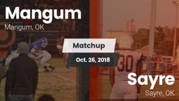 Matchup: Mangum vs. Sayre  2018