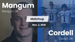 Matchup: Mangum vs. Cordell  2018