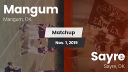 Matchup: Mangum vs. Sayre  2019