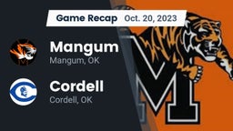 Recap: Mangum  vs. Cordell  2023