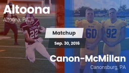 Matchup: Altoona vs. Canon-McMillan  2016