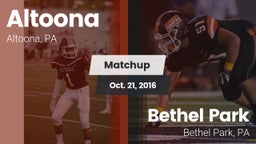 Matchup: Altoona vs. Bethel Park  2016