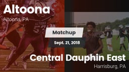Matchup: Altoona vs. Central Dauphin East  2018