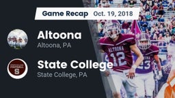 Recap: Altoona  vs. State College  2018