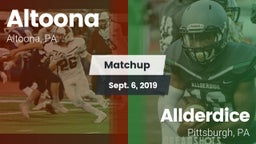 Matchup: Altoona vs. Allderdice  2019