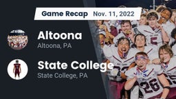 Recap: Altoona  vs. State College  2022