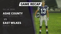 Recap: Ashe County  vs. East Wilkes  2016