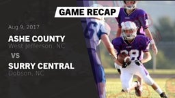 Recap: Ashe County  vs. Surry Central  2017