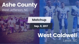 Matchup: Ashe County vs. West Caldwell  2017